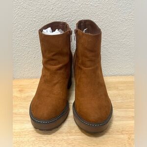 Torrid Camel Platform Booties 10WW